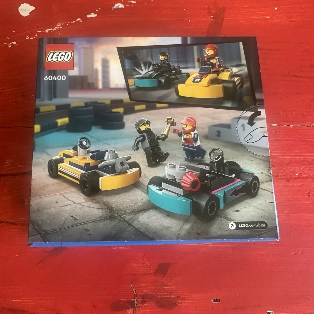 LEGO - City Go-Karts and Race Drivers Toy Set for Kids 60400 NEW Factory‎ Sealed